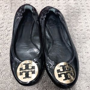 Tory Burch Planck Patent flats - size 7